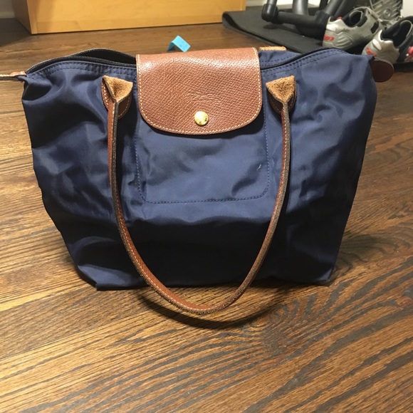Longchamp Handbags - Small Longchamp Bag, Navy